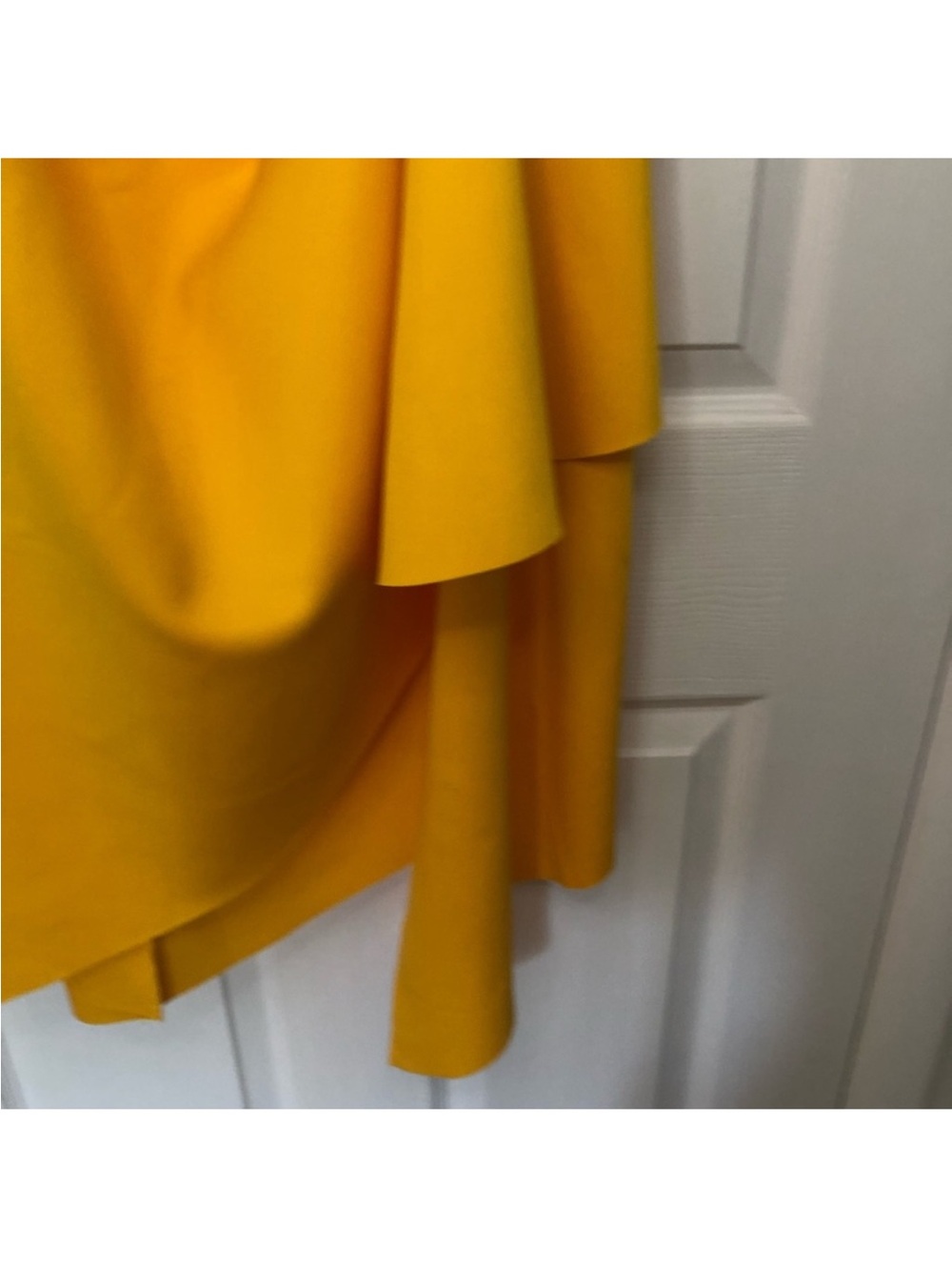 ASOS Yellow One-Shoulder Ruffle Cocktail Dress - Picture 8 of 14